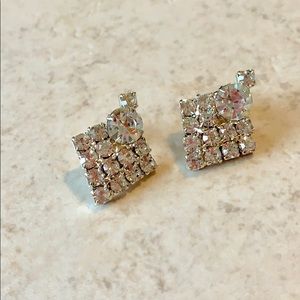 Vintage Rhinestone Earrings